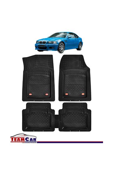 TEAMCAR Covorase Auto ® Tip Tăvită Pentru Bmw Seria 3 E46 1998-2006, Set Complet Față-spate