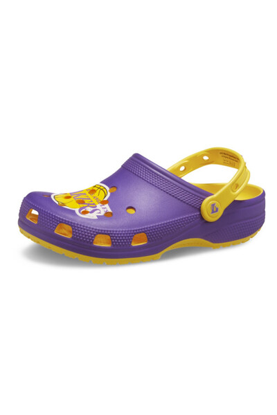 Crocs classic nba los angeles lakers clog - sunflower