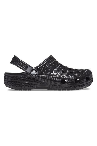 Crocs Classic Metallic Kin Clog Black - Black 41-42 Eu - M8/w10 Us