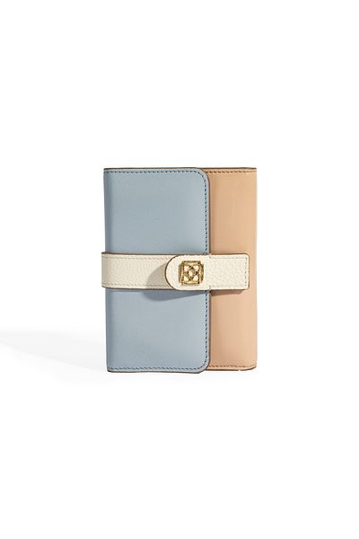 Desa Women's Blue / Beige Leather Wallet