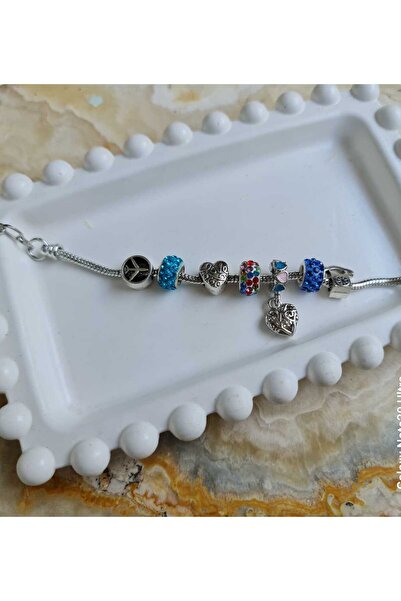 Store 316L Ayarlanabilir Charm Temalı Paslanmaz Çelik Bileklik