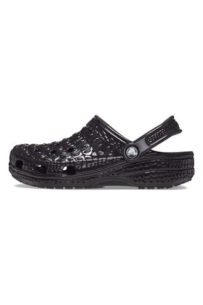 Crocs Classic Metallic Kin Clog Black - Black 41-42 Eu - M8/w10 Us