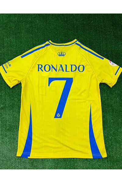 Flextreme AL NASRR// Cristiano-Ronaldo Galben -Uniforma de fotbal pentru adulți