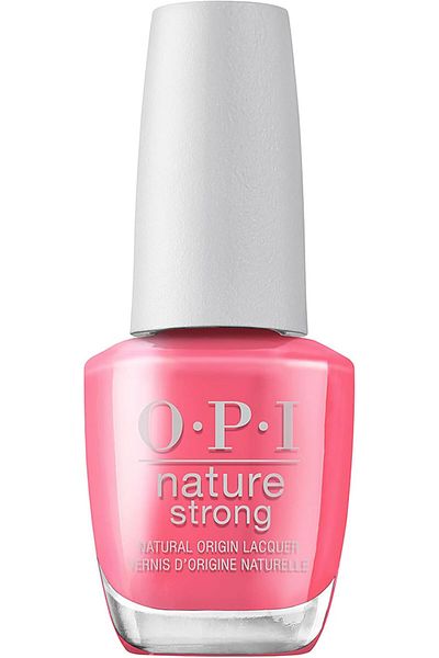 OPI Nature Strong Nail Polish Quick Dry Vegan Nail Varnish with Long - Big Bloom Energy, 15ml
