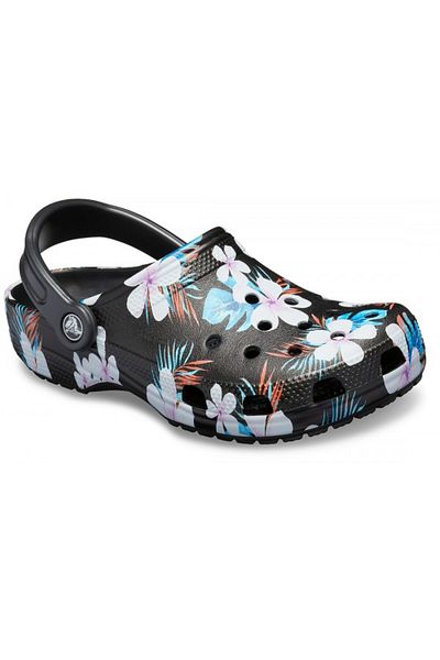Crocs Clogs Crocs Classic Seasonal Graphic Clog 36-37 EU - M4/W6 US Black - Black/Floral