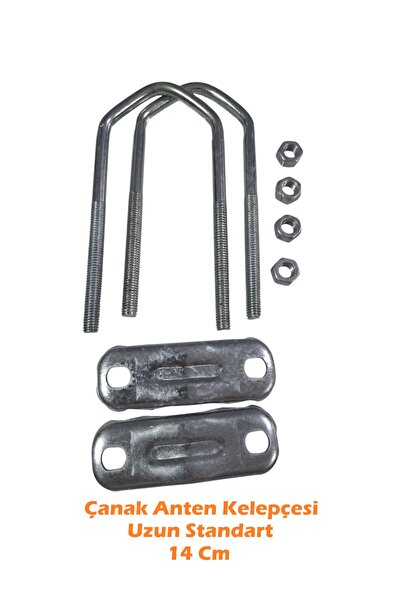 Vwin Çanak Anten Balkon Kelepçesi Uzun U Standart 14 Cm (2’li Paket)