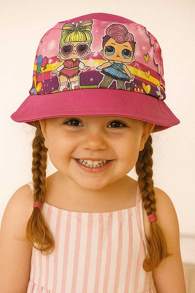 gigigiyim Lol Printed Girl's Fedora Hat