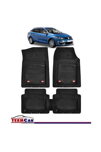 TEAMCAR Car Mats ® Type Tadi Renault Megane Iii Combi Facelift Black