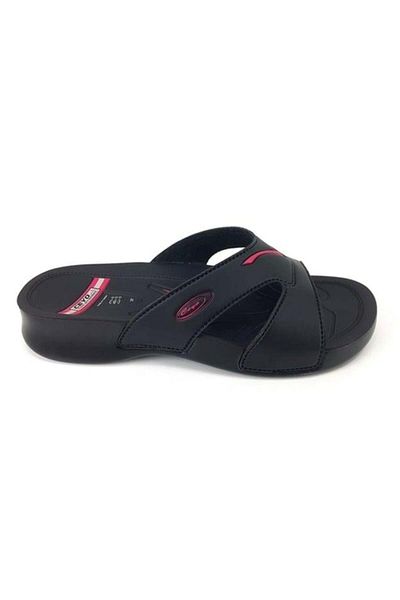 Ceyo 3400-2 Bay Orthopedic Slippers-Black