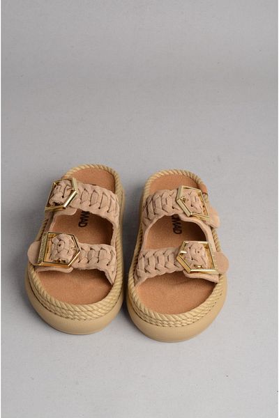 Bohonomad Papuci Sydney Knit pentru femei Mink