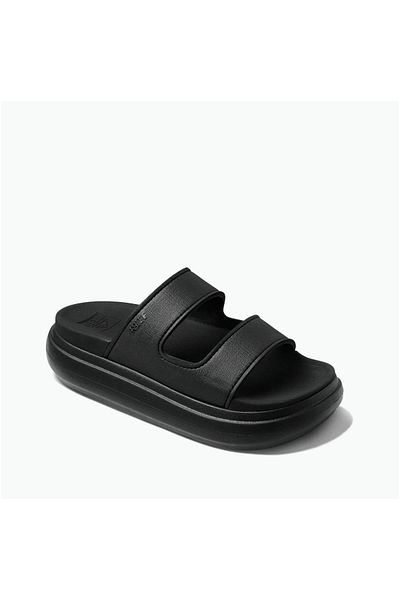 Reef Cushion Bondi 2 Bar Slippers Black