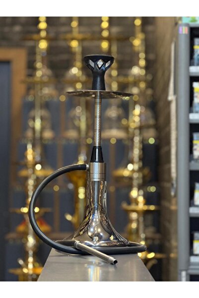 DR KARAM HOOKAH Özel Siyah Çelik Nargile Takımı
