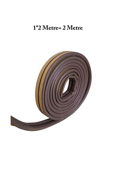 HOMDEP Door Window Wick Adhesive (Brown) Door Window Tape Tapes 1*2Meter=2 Meters