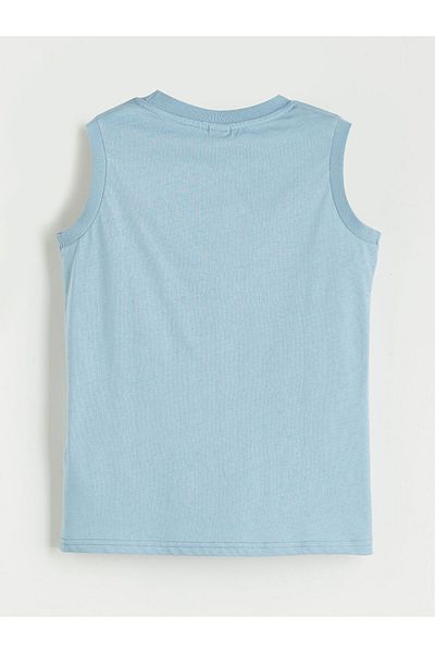 LC Waikiki Beige Crew Neck Boy's Undershirt