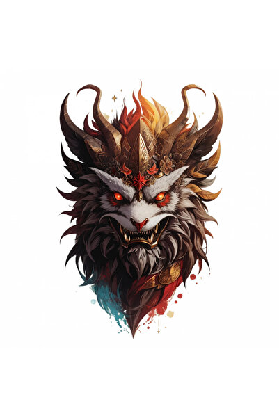 INOVATIX Set de 8 piese, autocolant Demon Stolas, INOVATIX®. 6 cm