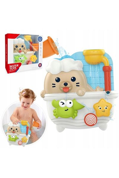 indiggo Set Jucarie de Baie pentru Copii si Bebelusi HappyLion Indiggo