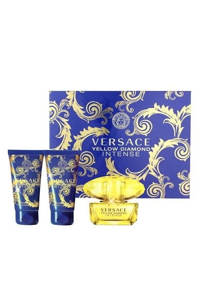 Versace Yellow Diamond Intense Gift Set, Women, Edp 50 ml Shower Gel, 50 ml Body Lotion, 50 ml