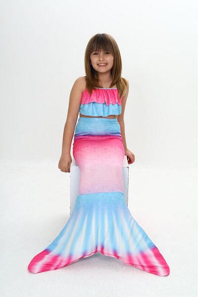 Liyavera Costum de sirenă pentru fete - Rochie de sirenă pentru fete și costum de baie pentru fete