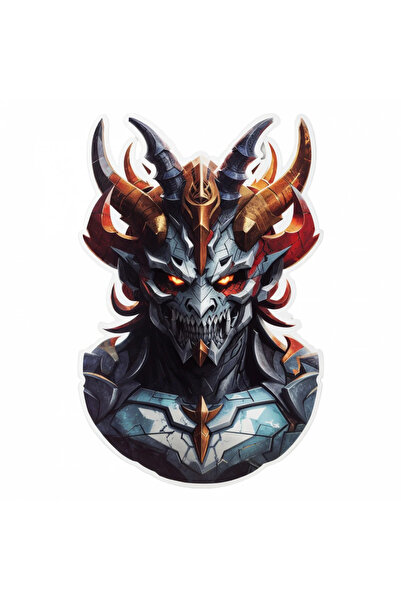 INOVATIX Set de 8 piese, autocolant Demon Andromalius cu pieptarul, INOVATIX®...