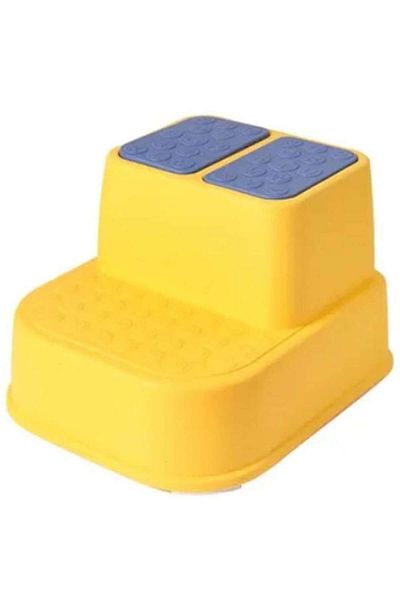 indiggo Scaun dublu cu bază solidă, margini antiderapante, suprafață antiderapantă, utilizări multiple, decorat cu