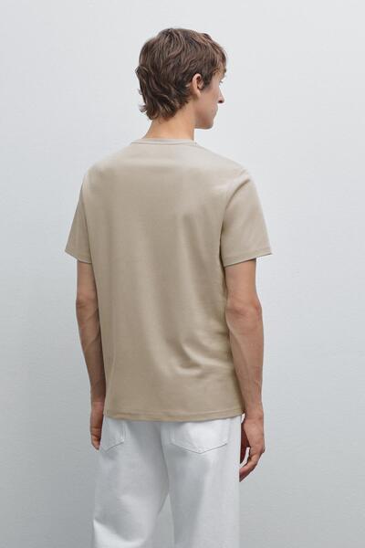 Massimo Dutti Pamuk karışımlı t-shirt