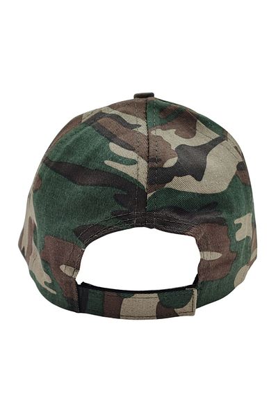 AXE SPORTSWEAR Camouflage Pattern Adjustable Military Cap Hat with Velcro on the Back Hunter Fisherman Hat