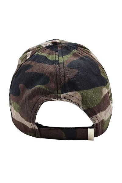 AXE SPORTSWEAR Camouflage Pattern Adjustable Military Cap Hat with Velcro on the Back Hunter Fisherman Hat