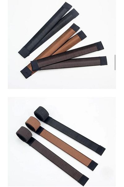 REBORN DESIGN Dark Brown Color Flexible Wire and Synthetic Wig Detailed 42 cm Ballerina Bun Maker
