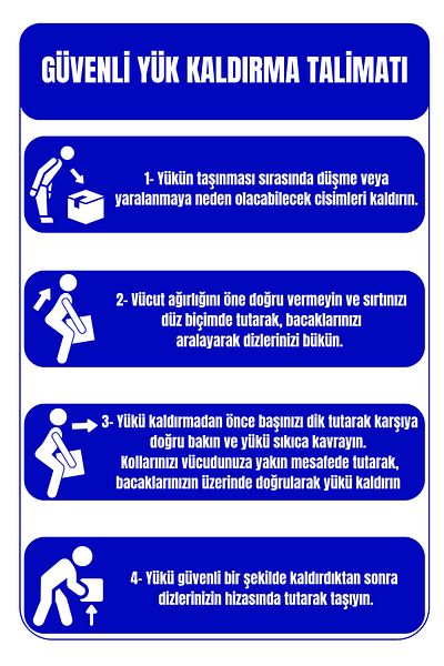 Girl Power 35 X 50 Safe Load Lifting Instruction Foil Printing Sticker Warning Sign