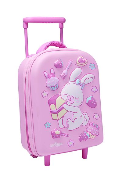 SMIGGLE Wheeled Rabbit Detailed Nursery and Primary School Size Bag