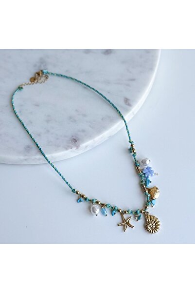 Venus Design Renkli Deniz Kabuğu Charm Kolye