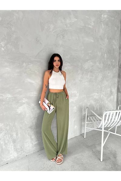 CVS Ayrobin Oversize Women's Trousers - Mint Green