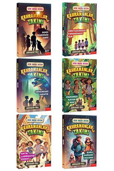 Kızıl Panda Yayınevi kahramanlar takımı serisi (6 kitap)