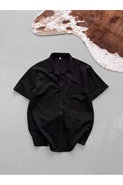MODA Two Thread Fabric Shirt - Black