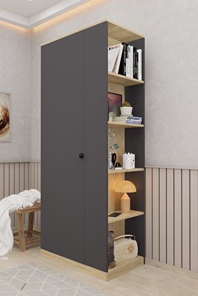 DEMİRBAL MOBİLYA TEK KAPAKLI GARDIROP COK AMAÇLI DOLAP