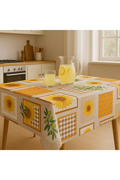 Brava Casa Solea Rustica Luxe Tablecloth 100×140 cm, Anti-Stain, Premium PVC, OEKO-TEX 100