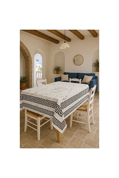 Brava Casa Tablecloth, Marmoris Noir Luxe, 600×140 cm, Anti-Stain, PVC, OEKO-TEX 100, BravaCasa