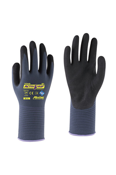 Towa -AG581 أكتيف جريب ™   MicroFinish على بطانة النايلون المتقدمة ®   قفازات...