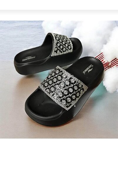 Sonimix Papuci de zi cu zi ortopedici cu piatră