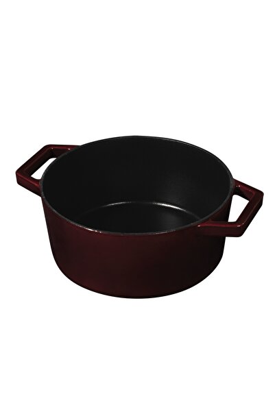 Berlinger Haus Cast iron pot 24 cm with lid Burgundy Berlinger Haus BH 6497