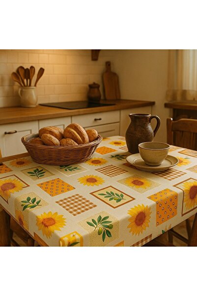 Brava Casa Soléa Rustica Luxe Tablecloth, 400×140 cm, Anti-Stain, High-Quality PVC, OEKO-TEX 100