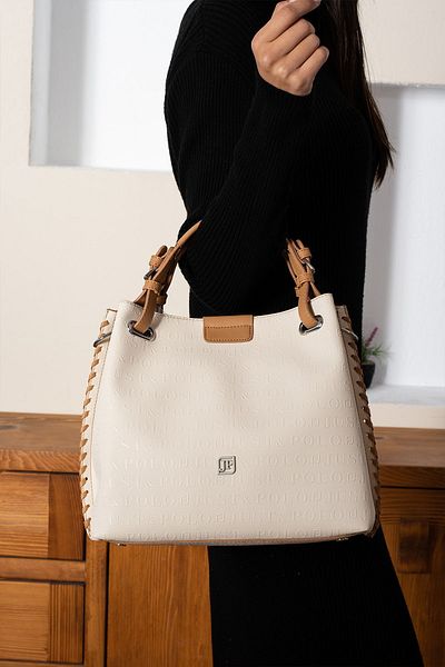 Just Polo JP Original Just Polo Special Design Large Size Casual Hand Knitted Wide Strap 4 Compartment Women's Shoulder Bag