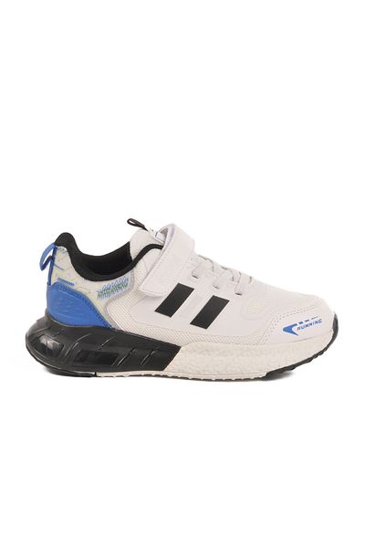 Aspor White Velcro Boys' Sneakers