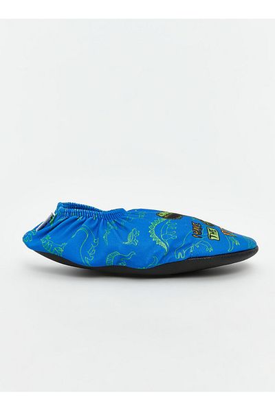 LC Waikiki Blue Dinosaur Printed Boys' Sea Shoes