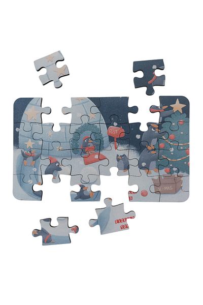 Fizello Penguins - Penguins / Small Puzzle 3-7 Years 24 Pieces
