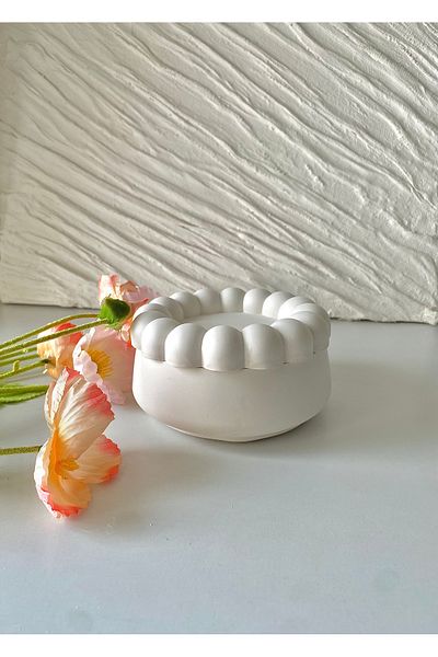 bliss store Varnished (Wax) Decorative Bowl, Bowl with Lid, Bubble Plate, Bowl