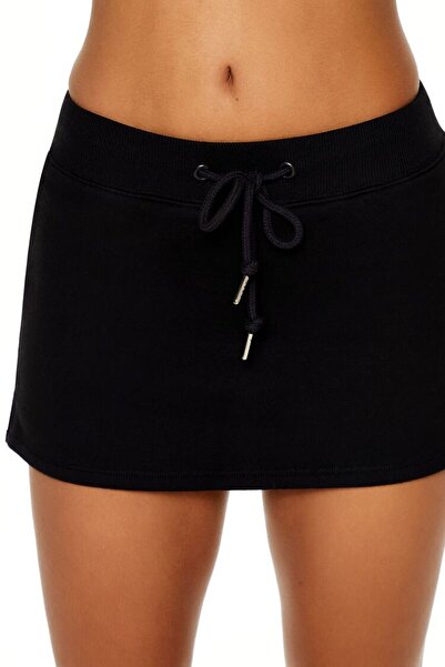 Forever 21 French Terry İpli Mini Şort Etek