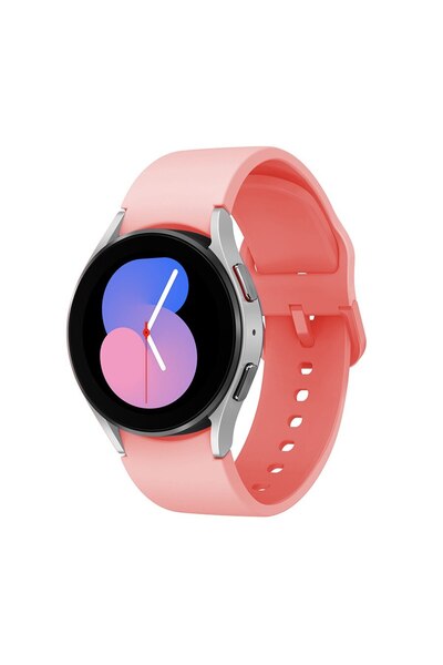 OEM Silicone Watch Strap 20mm, SAFEMORE Sport Band Compatible with Samsung Galaxy Watch 4/5/6, Pink