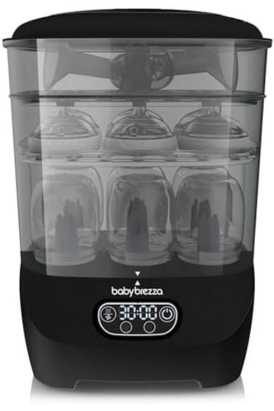 BABY BREZZA Baby Bottle Sterilizer + Dryer Advanced – Electric Steam Sterilization Machine – Uni