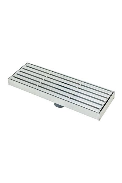 REBETA Aluminum Drain Grid from Reptal - Rustproof - 10×30 cm
